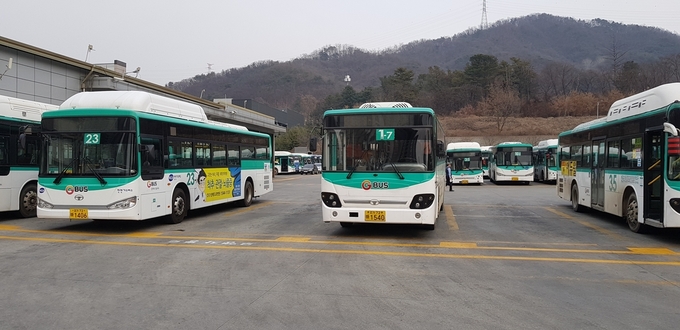고산지구 1-7번 버스 운행개시
