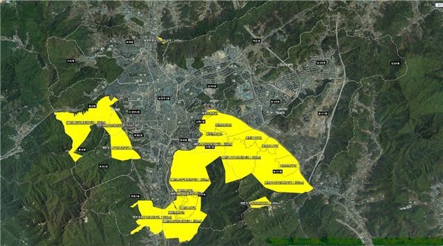 의정부시 군사시설보호구역 현황