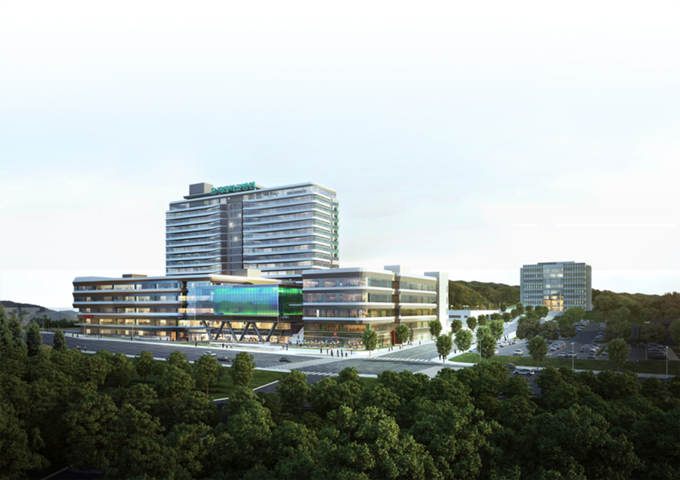 을지대학교 의정부캠퍼스 및 부속병원 조감도