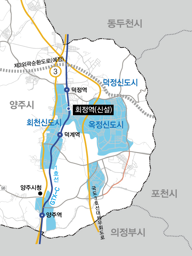 회정역 신설 예정지