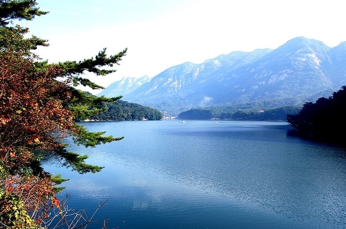 산정호수 전경 사진=포천시.