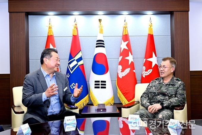  파주시는 3일 1군단에서 ‘파주시·1군단 상생발전 간담회’를 개최했다. 
