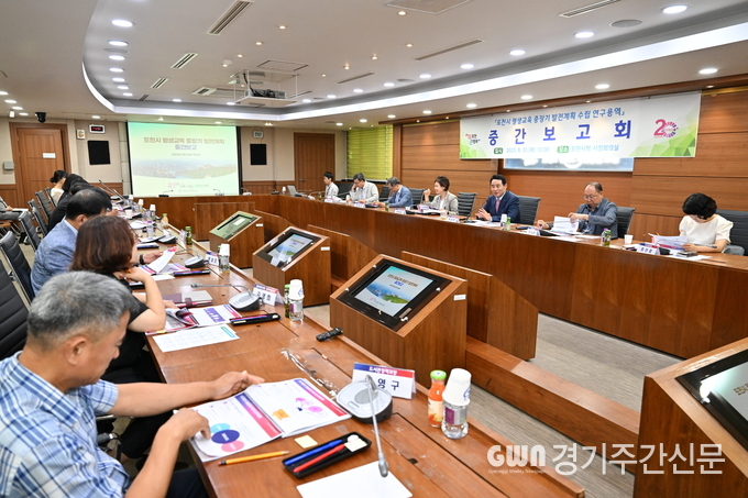  포천시는 지난 31일 ‘포천시 평생교육 중장기 발전계획 수립 연구용역 중간보고회’를 개최했다.<br>