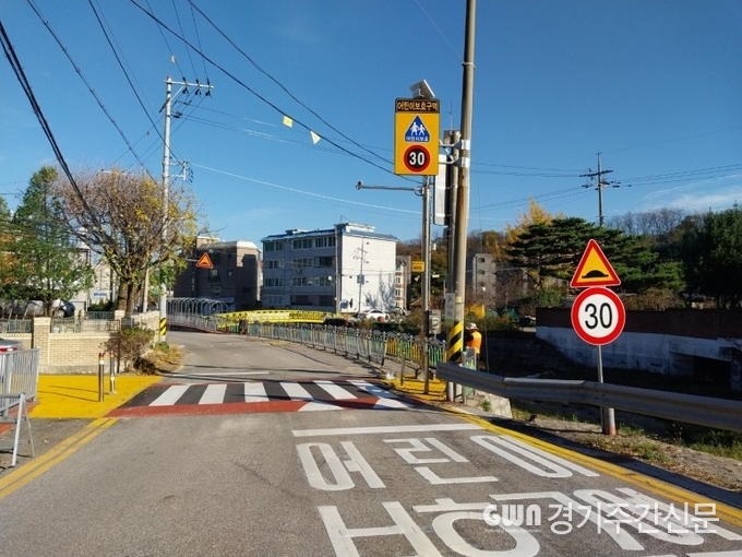  양주시는 산북 도시재생사업의 일환인 ‘안심통학로 조성’을 완료했다고 10일 밝혔다. 