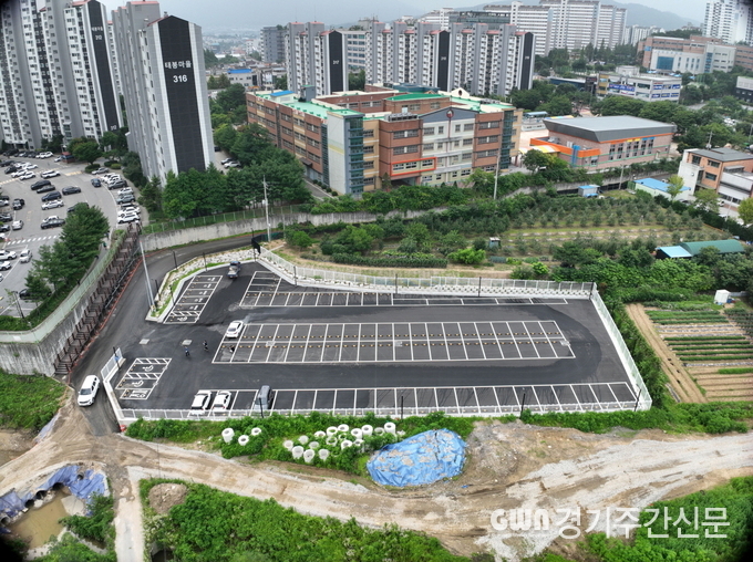  송우리(소흘4블록) 공영주차장 전경 / 사진=포천시제공