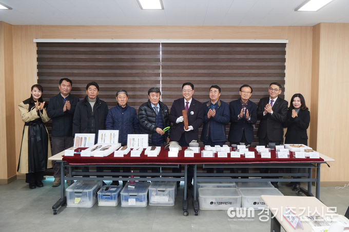  양주시가 지난 4일 재단법인 기호문화유산연구원(원장 고재용)과 함께 개최한 ‘양주대모산성 14차 발굴 조사 현장 공개회’를 성황리 마쳤다고 밝혔다. / 사진=양주시