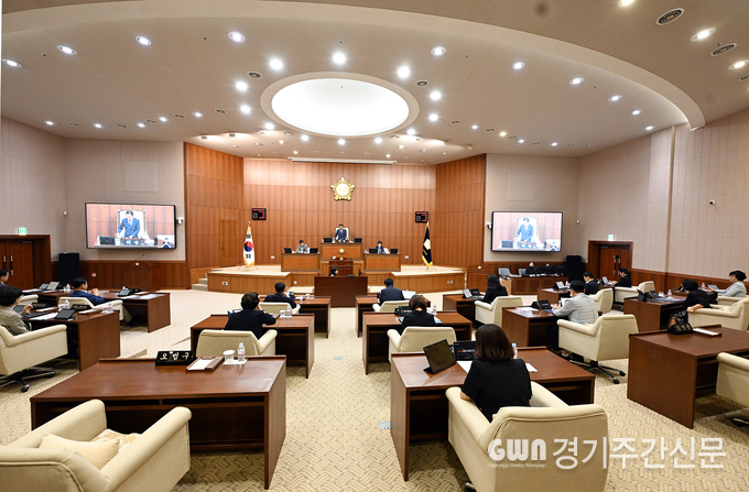  의정부시의회는 5일 제338회 임시회 제2차 본회의를 끝으로 12일간의 의사일정을 마무리했다. / 사진=의정부시의회<br>